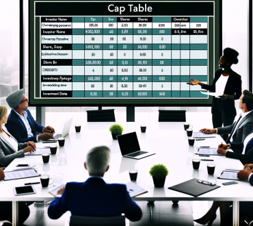 How to Present Your Cap Table Effectively