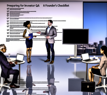 Preparing for Investor Q&A: A Founder’s Checklist